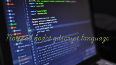 notepad godot gdscript language