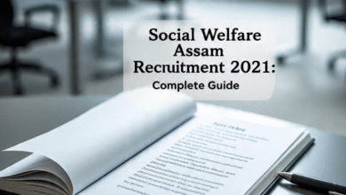 social welfare assam recruitment 2021
