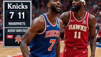 Knicks vs Atlanta Hawks match player stats