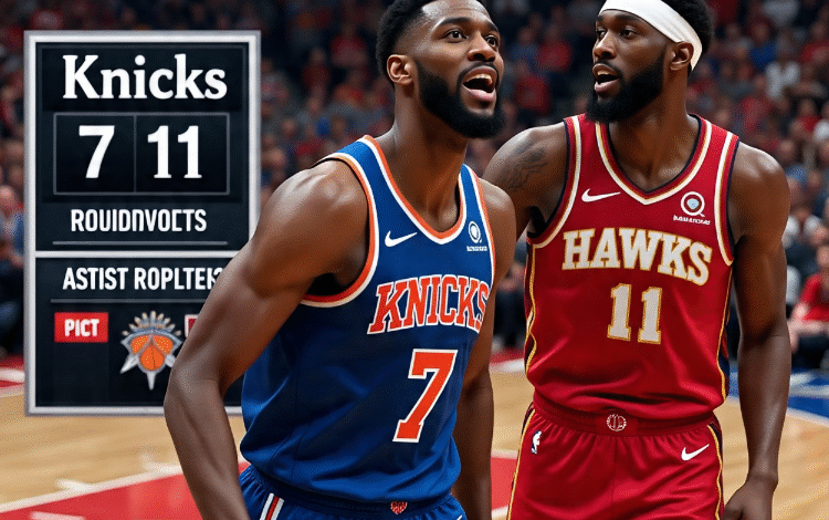 Knicks vs Atlanta Hawks match player stats